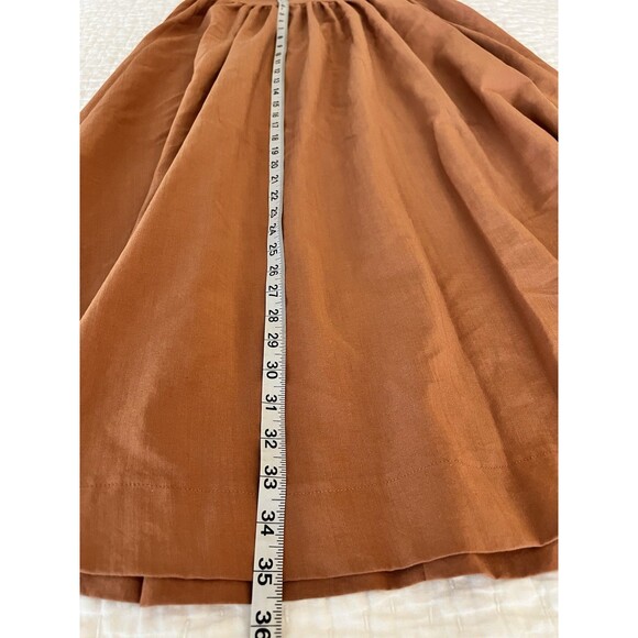 Altar d State Rust Orange Midi Skirt Small EUC - Picture 6 of 6